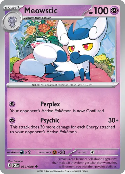 34 Meowstic Perfect Order 2026