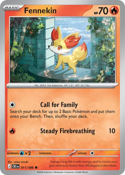 11 Fennekin Chaos Rising 2026