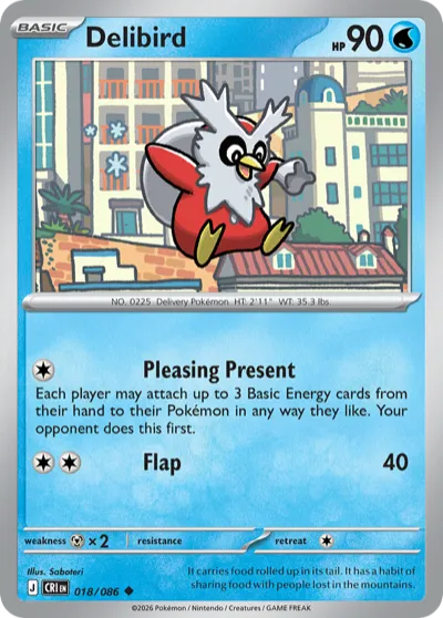 18 Delibird Chaos Rising 2026