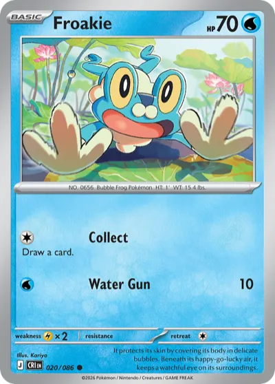 20 Froakie Chaos Rising 2026