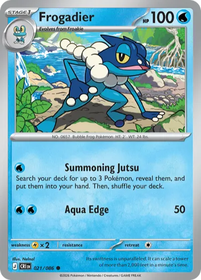 21 Frogadier Chaos Rising 2026