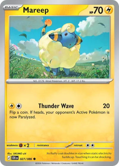 27 Mareep Chaos Rising 2026