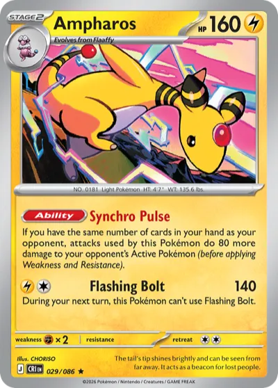 29 Ampharos Chaos Rising 2026