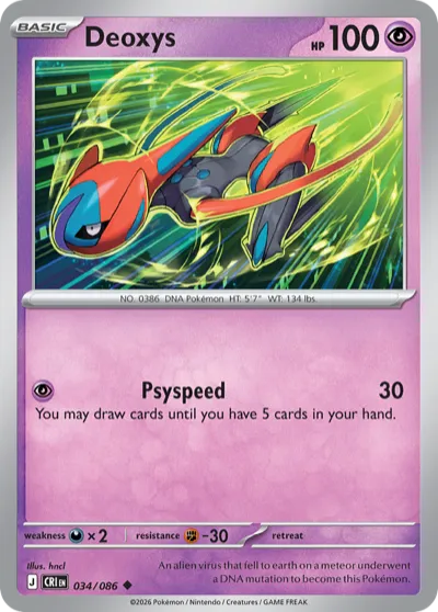 34 Deoxys Chaos Rising 2026