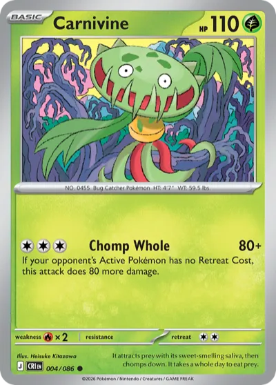 4 Carnivine Chaos Rising 2026