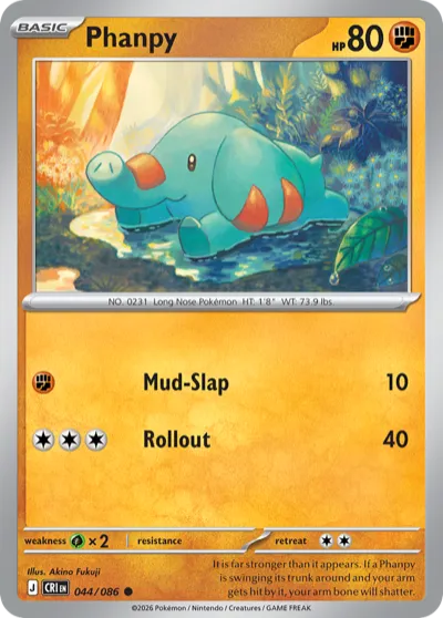 44 Phanpy Chaos Rising 2026