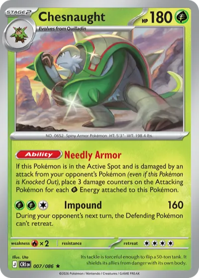 7 Chesnaught Chaos Rising 2026