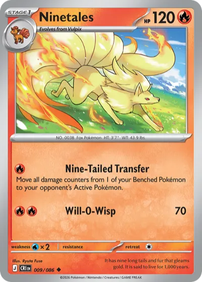 9 Ninetales Chaos Rising 2026