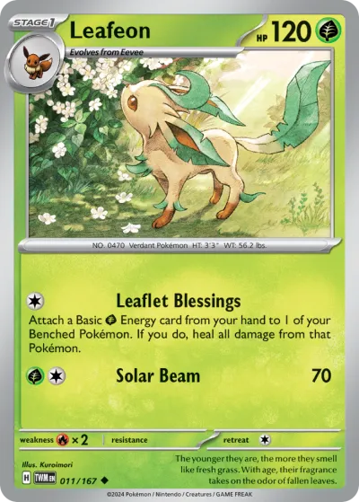 11 Leafeon Twilight Masquerade 2024
