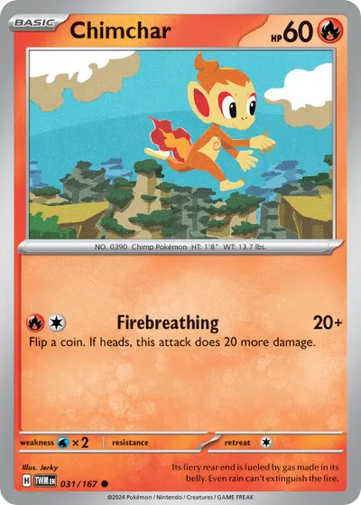 31 Chimchar Twilight Masquerade 2024