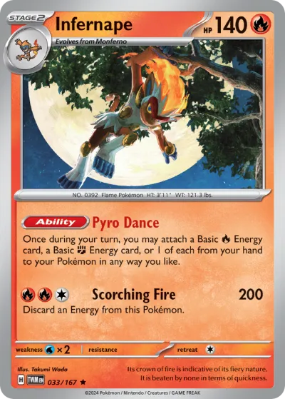 33 Infernape Twilight Masquerade 2024