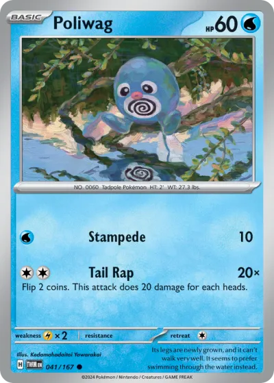 41 Poliwag Twilight Masquerade 2024