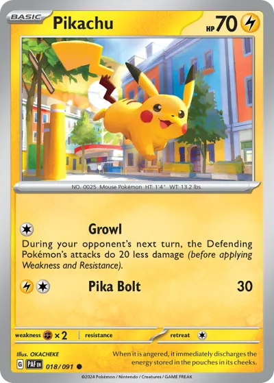 18 Pikachu Paldean Fates 2024