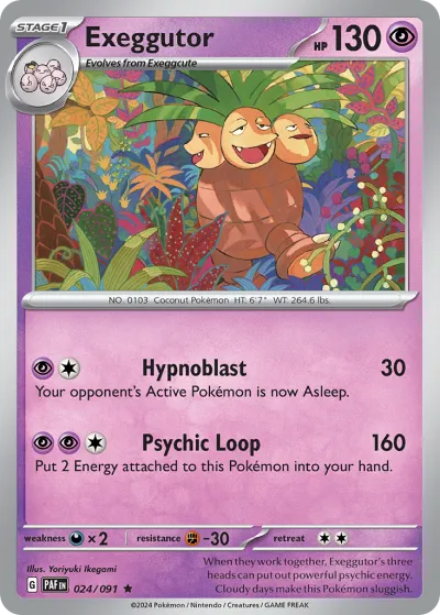 24 Exeggutor Paldean Fates 2024