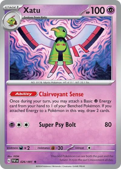 26 Xatu Paldean Fates 2024