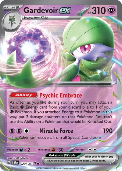 29 Gardevoir ex Paldean Fates 2024