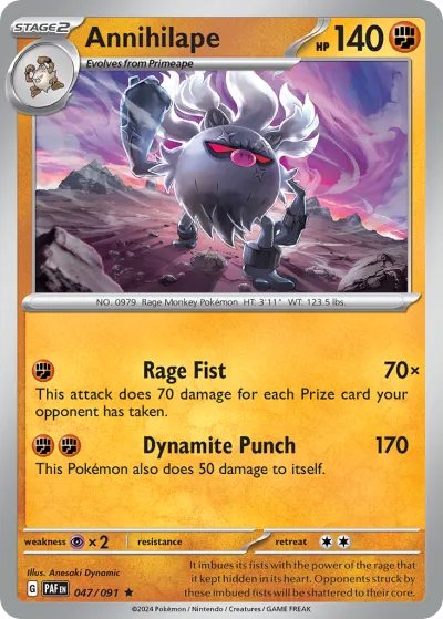 47 Annihilape Paldean Fates 2024
