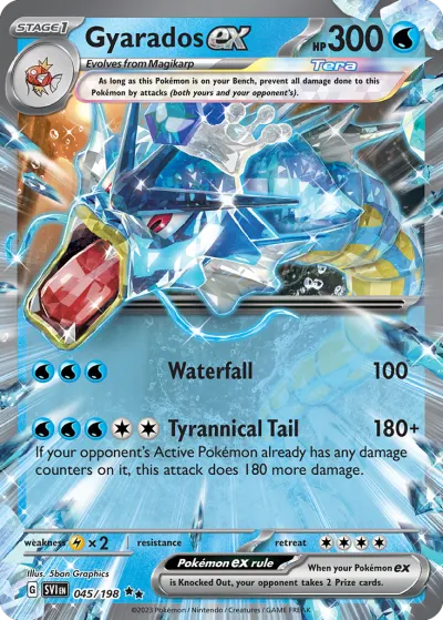 45 Gyarados ex Scarlet & Violet 2023