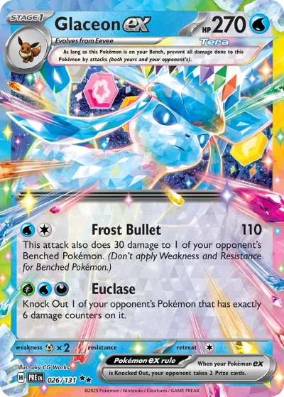 26 Glaceon ex Prismatic Evolutions 2025