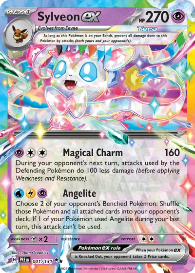 41 Sylveon ex Prismatic Evolutions 2025