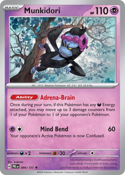 44 Munkidori Prismatic Evolutions 2025