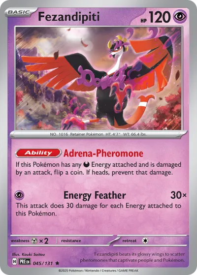 45 Fezandipiti Prismatic Evolutions 2025