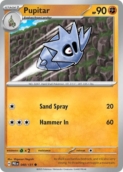 48 Pupitar Prismatic Evolutions 2025