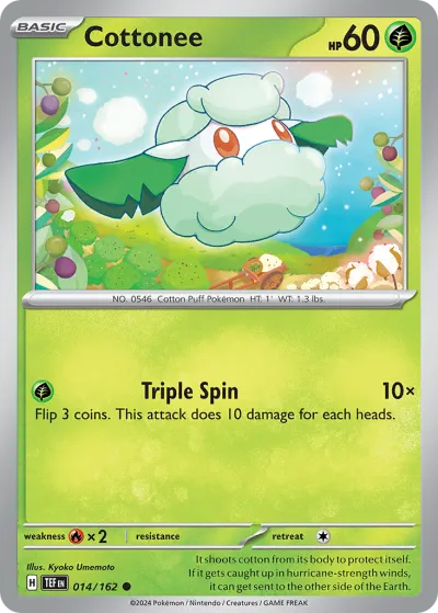 14 Cottonee Temporal Forces 2024