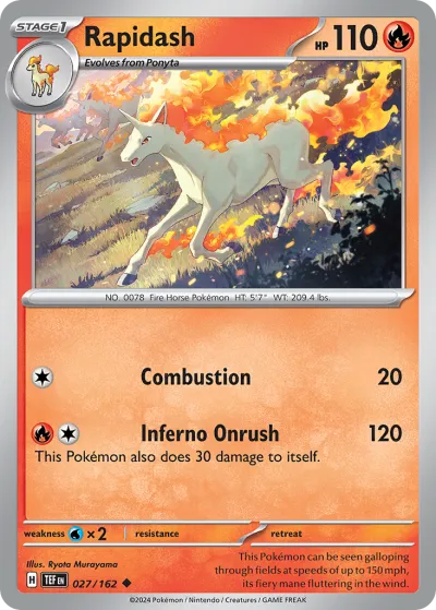 27 Rapidash Temporal Forces 2024