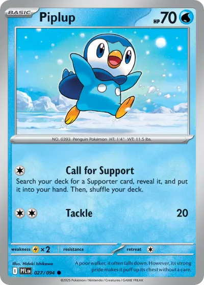 27 Piplup Phantasmal Flames 2025