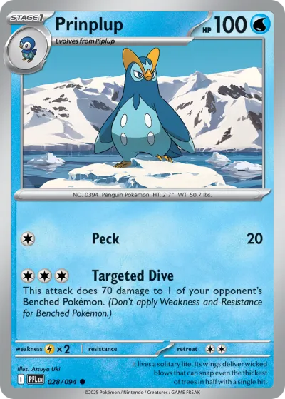 28 Prinplup Phantasmal Flames 2025