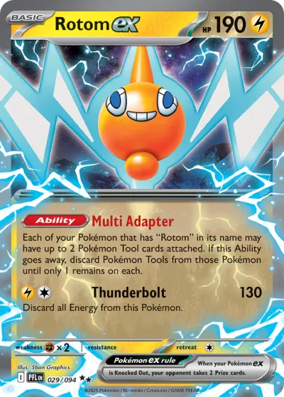 29 Rotom ex Phantasmal Flames 2025