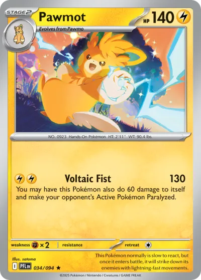 34 Pawmot Phantasmal Flames 2025