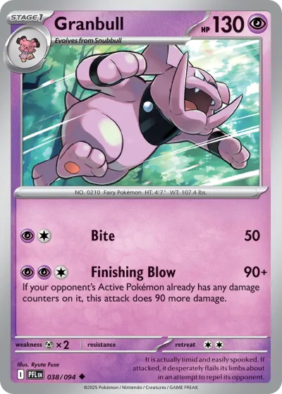 38 Granbull Phantasmal Flames 2025
