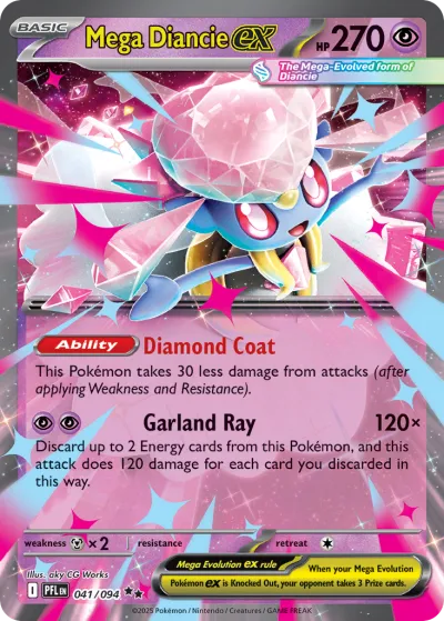 41 Mega Diancie ex Phantasmal Flames 2025