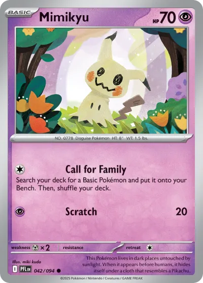 42 Mimikyu Phantasmal Flames 2025