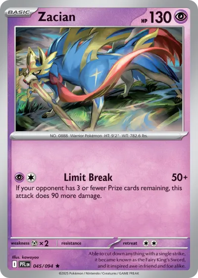 45 Zacian Phantasmal Flames 2025