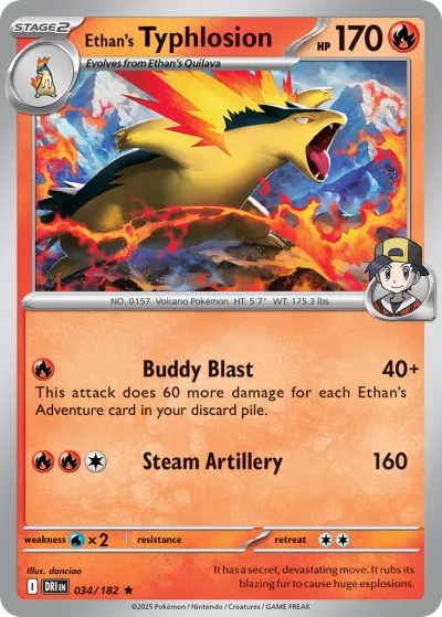 34 Ethan's Typhlosion Destined Rivals 2025