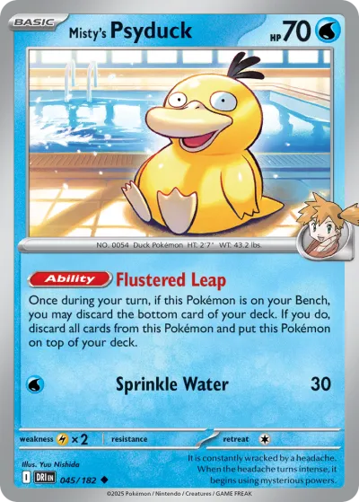 45 Misty's Psyduck Destined Rivals 2025