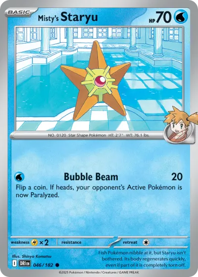 46 Misty's Staryu Destined Rivals 2025