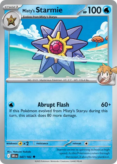 47 Misty's Starmie Destined Rivals 2025