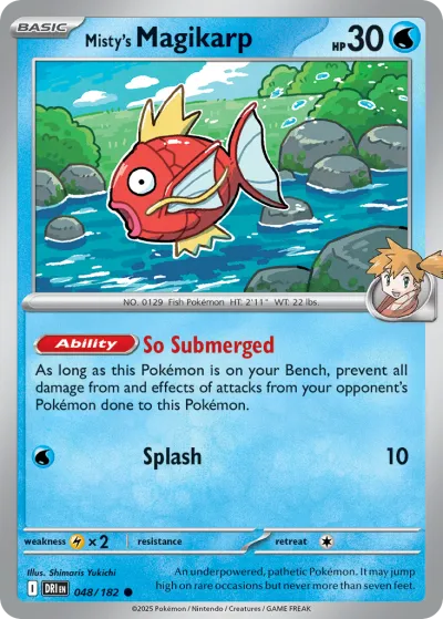 48 Misty's Magikarp Destined Rivals 2025