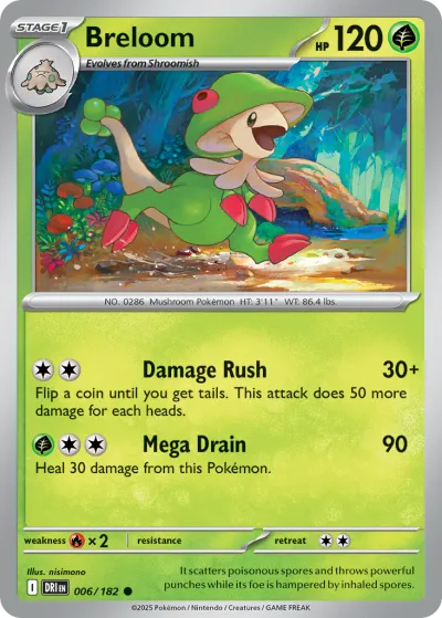 6 Breloom Destined Rivals 2025