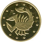 2 ₴ Скорпіон (золото) Монети НБУ 2007 2007 2 ₴ Скорпіон (золото) Монети НБУ 2007 2007
