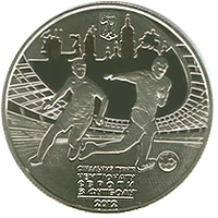 5 ₴ ЄВРО 2012, Київ Монети НБУ 2011 2011 5 ₴ ЄВРО 2012, Київ Монети НБУ 2011 2011