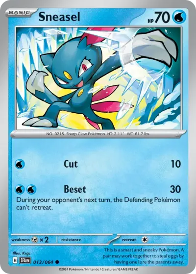13 Sneasel Shrouded Fable 2024