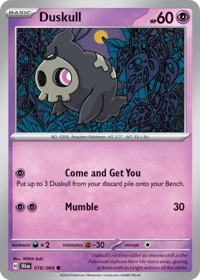 18 Duskull Shrouded Fable 2024