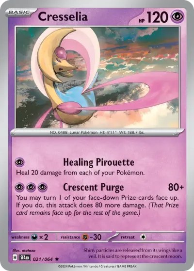 21 Cresselia Shrouded Fable 2024
