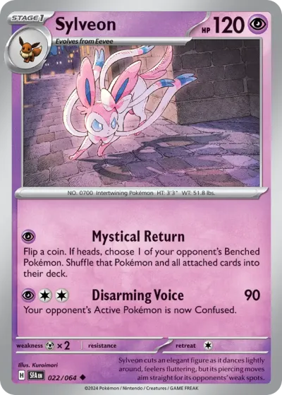 22 Sylveon Shrouded Fable 2024