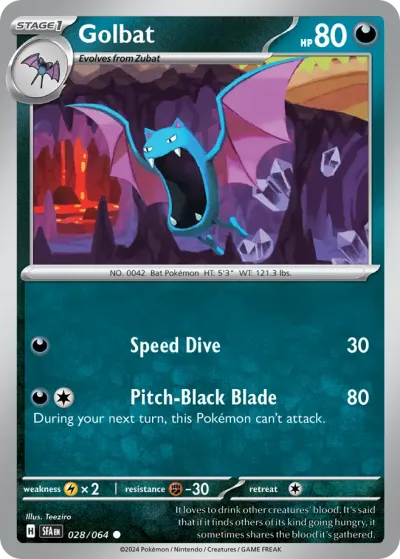 28 Golbat Shrouded Fable 2024